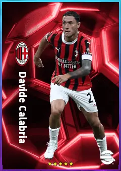 Davide Calabria eFootball 2026 player card, 81 OVR RB