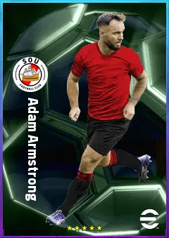 Adam Armstrong eFootball 2026 player card, 81 OVR CF