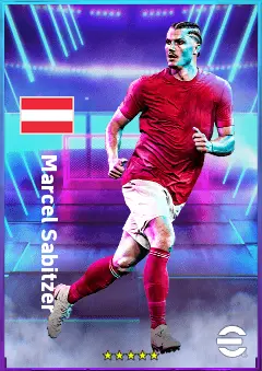 Marcel Sabitzer eFootball 2026 player card, 80 OVR CMF