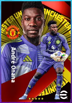 André Onana eFootball 2026 player card, 82 OVR GK
