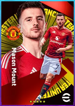 Mason Mount eFootball 2026 player card, 81 OVR AMF