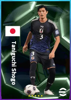 Taniguchi Shogo eFootball 2026 player card, 79 OVR CB