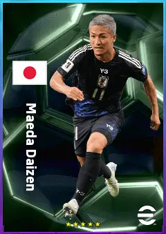 Maeda Daizen eFootball 2026 player card, 78 OVR LWF
