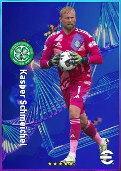 Kasper Schmeichel eFootball 2026 player card, 81 OVR GK