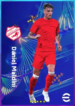 Daniel Maldini eFootball 2026 player card, 79 OVR AMF