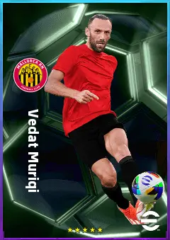 Vedat Muriqi eFootball 2026 player card, 81 OVR CF