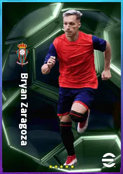 Bryan Zaragoza eFootball 2026 player card, 81 OVR LWF