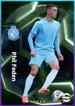 Phil Foden eFootball 2026 player card, 85 OVR RWF