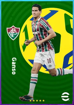 Ganso eFootball 2026 player card, 80 OVR AMF