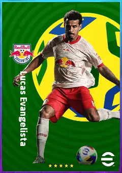Lucas Evangelista eFootball 2026 player card, 81 OVR CMF