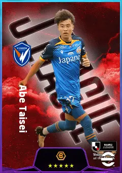 Abe Taisei eFootball 2026 player card, 76 OVR AMF