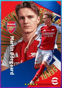 Martin Ødegaard eFootball 2026 player card, 85 OVR CMF