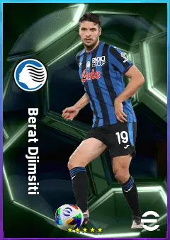 Berat Djimsiti eFootball 2026 player card, 80 OVR CB