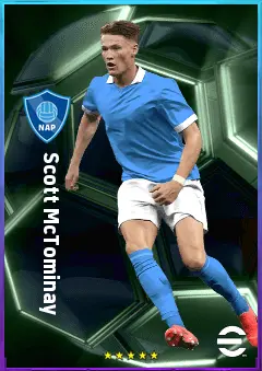 Scott McTominay eFootball 2026 player card, 81 OVR DMF