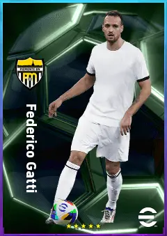 Federico Gatti eFootball 2026 player card, 80 OVR CB