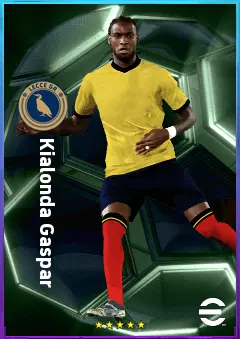 Kialonda Gaspar eFootball 2026 player card, 78 OVR CB