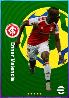 Enner Valencia eFootball 2026 player card, 80 OVR CF