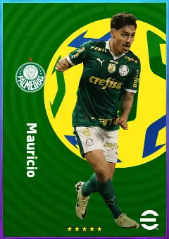 Mauricio eFootball 2026 player card, 79 OVR AMF
