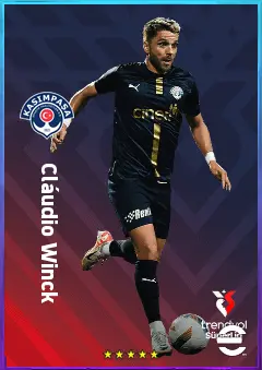 Cláudio Winck eFootball 2026 player card, 76 OVR RB