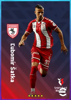 Ľubomír Šatka eFootball 2026 player card, 79 OVR CB
