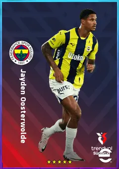 Jayden Oosterwolde eFootball 2026 player card, 80 OVR LB