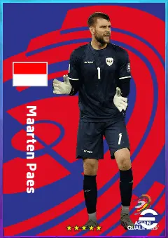 Maarten Paes eFootball 2026 player card, 78 OVR GK