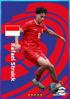 Rafael Struick eFootball 2026 player card, 75 OVR LWF