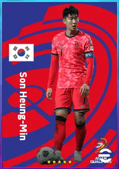 Son Heung-Min eFootball 2026 player card, 84 OVR LWF