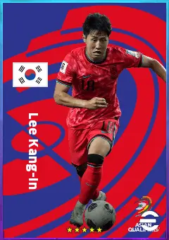 Lee Kang-In eFootball 2026 player card, 82 OVR LMF