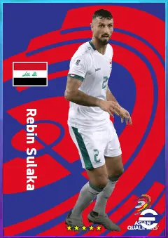 Rebin Sulaka eFootball 2026 player card, 74 OVR CB