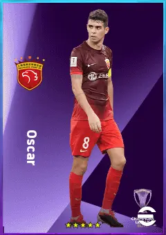 Oscar eFootball 2026 player card, 81 OVR AMF