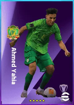 Ahmed Yahia eFootball 2026 player card, 73 OVR LB