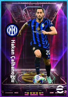 Hakan Çalhanoğlu eFootball 2026 player card, 83 OVR CMF