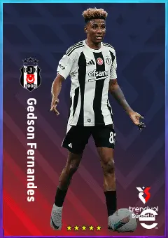 Gedson Fernandes eFootball 2026 player card, 80 OVR CMF