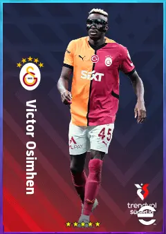 Victor Osimhen eFootball 2026 player card, 84 OVR CF