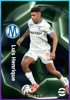 Luis Henrique eFootball 2026 player card, 79 OVR LWF