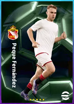 Peque Fernández eFootball 2026 player card, 79 OVR AMF