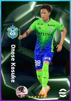 Onose Kosuke eFootball 2026 player card, 76 OVR CMF