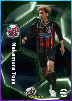Nakamura Toya eFootball 2026 player card, 77 OVR CB