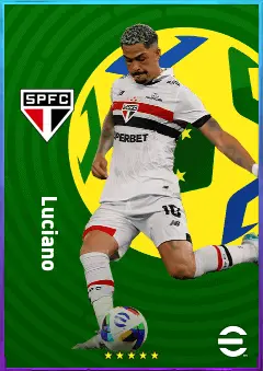 Luciano eFootball 2026 player card, 80 OVR SS