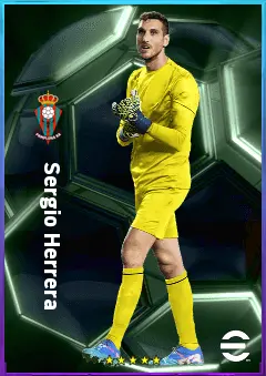 Sergio Herrera eFootball 2026 player card, 80 OVR GK