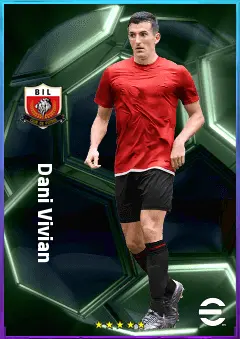 Dani Vivian eFootball 2026 player card, 82 OVR CB