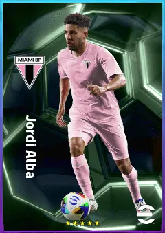 Jordi Alba eFootball 2026 player card, 81 OVR LB