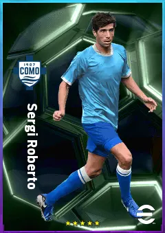 Sergi Roberto eFootball 2026 player card, 80 OVR RB