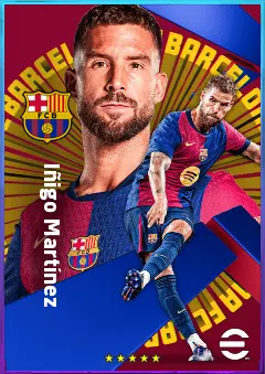 Iñigo Martínez eFootball 2026 player card, 81 OVR CB