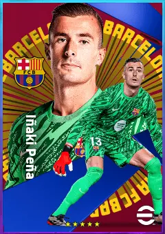 Iñaki Peña eFootball 2026 player card, 78 OVR GK