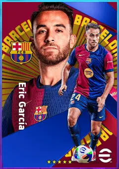 Eric García eFootball 2026 player card, 82 OVR CB
