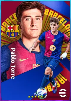 Pablo Torre eFootball 2026 player card, 80 OVR AMF