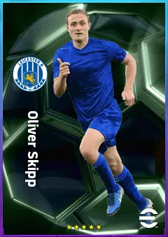 Oliver Skipp eFootball 2026 player card, 81 OVR DMF