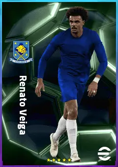 Renato Veiga eFootball 2026 player card, 78 OVR DMF